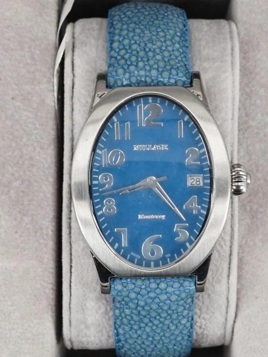 Millage Swiss Quartz Ladies Watch Stingray Band - New Battery Retail: $5995